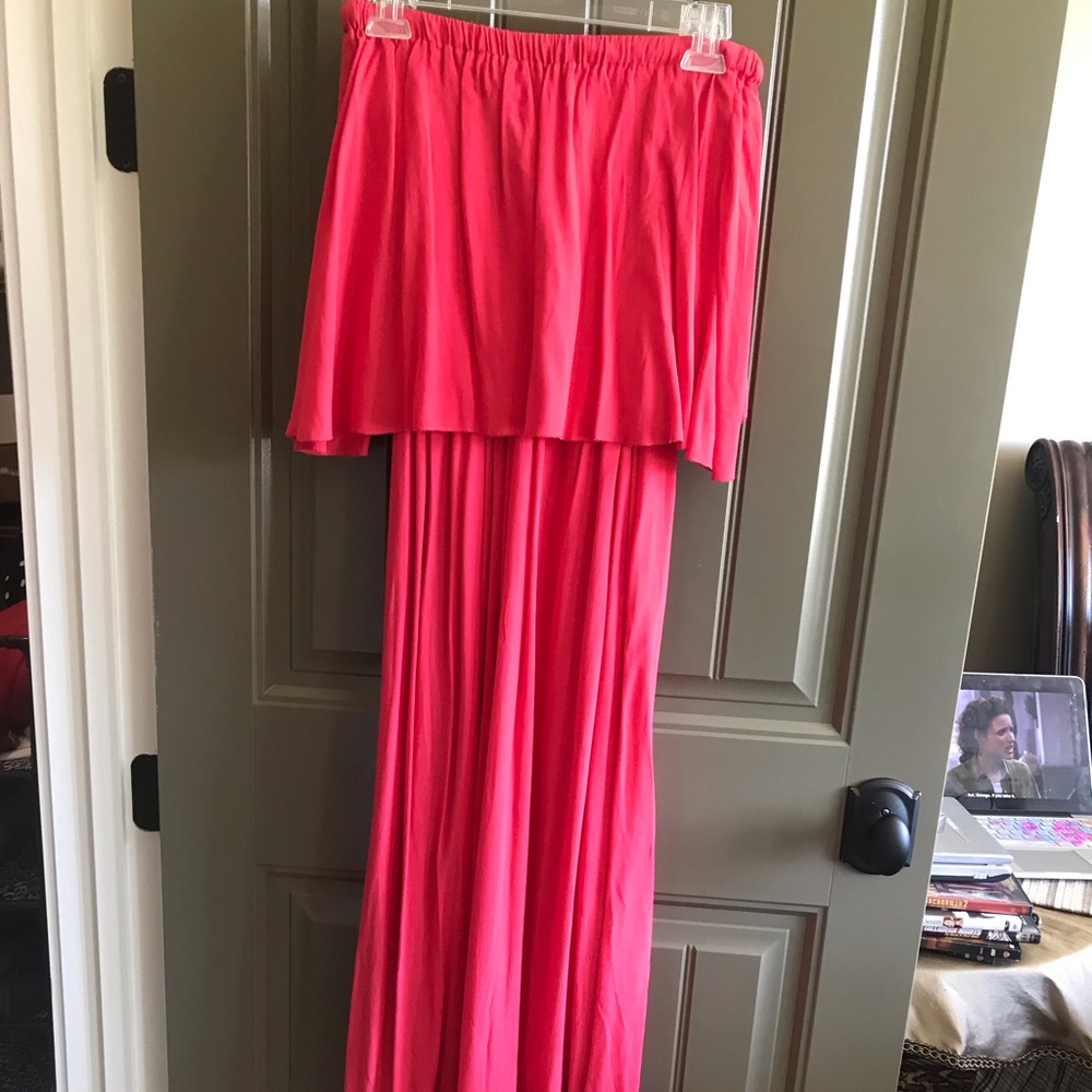 High low maxi dress